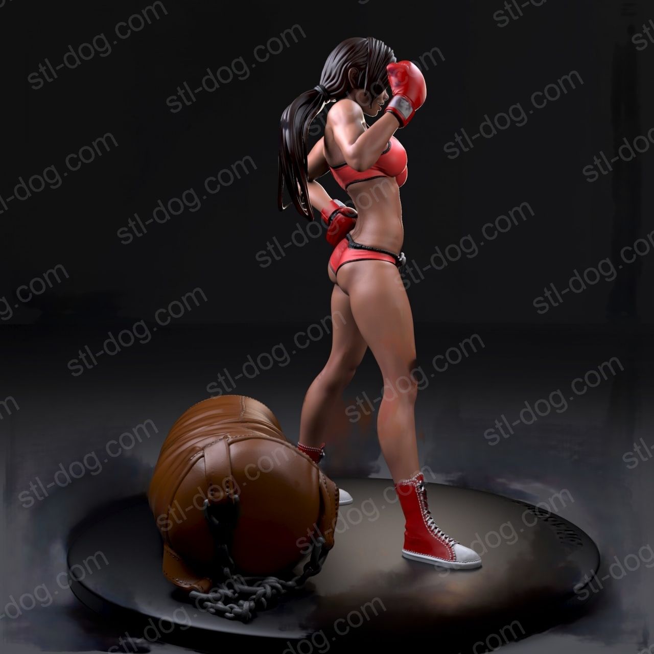 箱子女孩 (Box Girl) 3D打印图纸